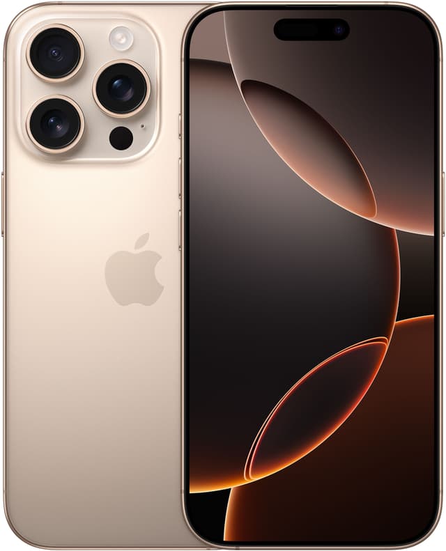 Apple iPhone 16 Pro 128GB Sandfärgat titan