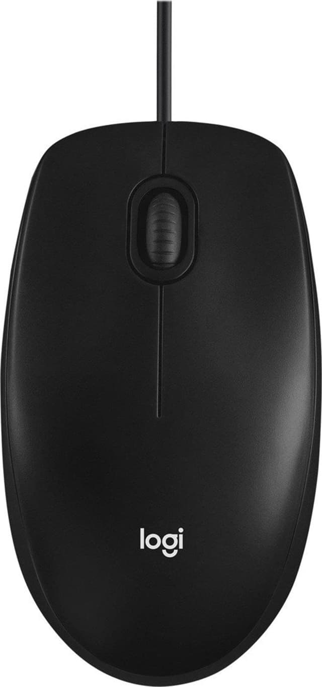Logitech M100 USB-A Muis Zwart