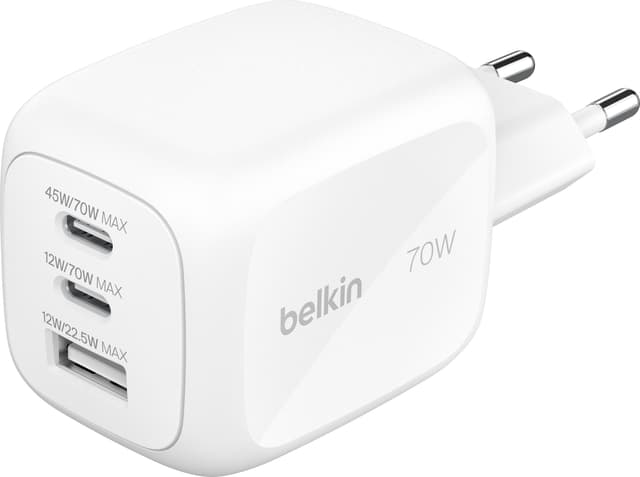 Belkin BoostCharge Pro 70W 2C1A Wall Charger Vit