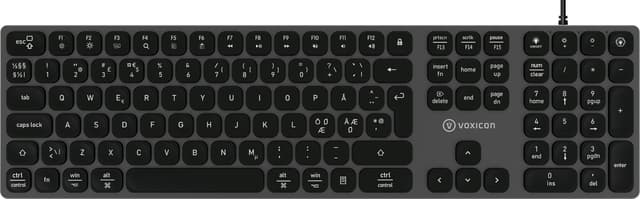 Voxicon Prime KEYBOARD PX1 Kabel Nordisk (DK-PX1-B)