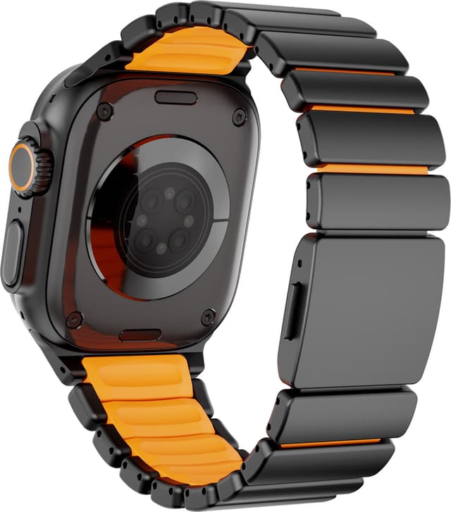 Cirafon Stainless Steel Hybrid Band for Apple Watch 42/44/45/46/49 mm