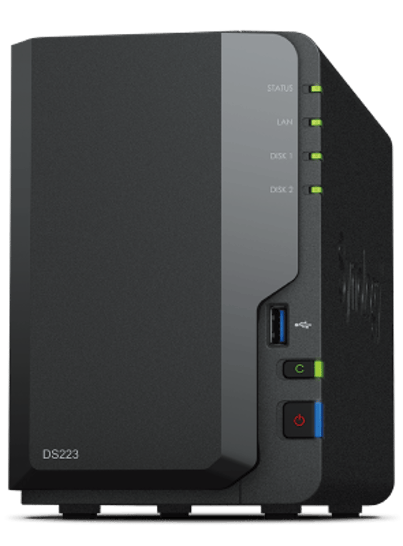 Synology DiskStation DS223 NAS- & lagringsservrar Skrivbord Nätverksansluten (Ethernet) RTD1619B