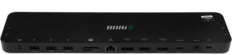 Prokord Workplace Dockningsstation USB-C – 3x 4K, DisplayLink, 80W USB-C 3.2 Gen 1 (3.1 Gen 1)