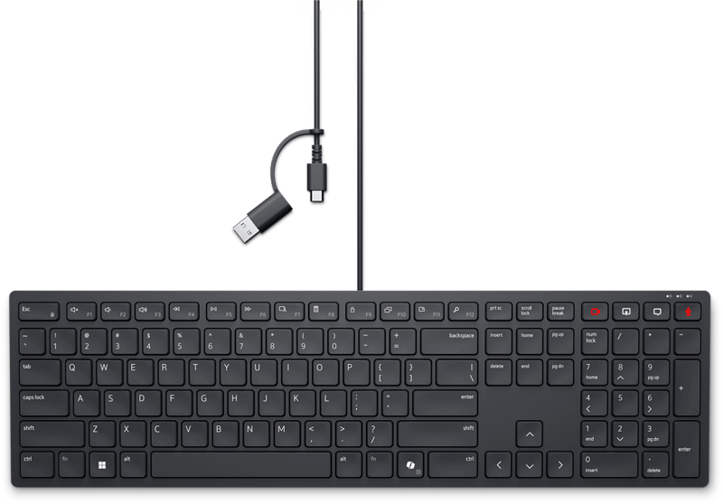 Dell KB525C - Collaboration Keyboard Kabel Nordisk