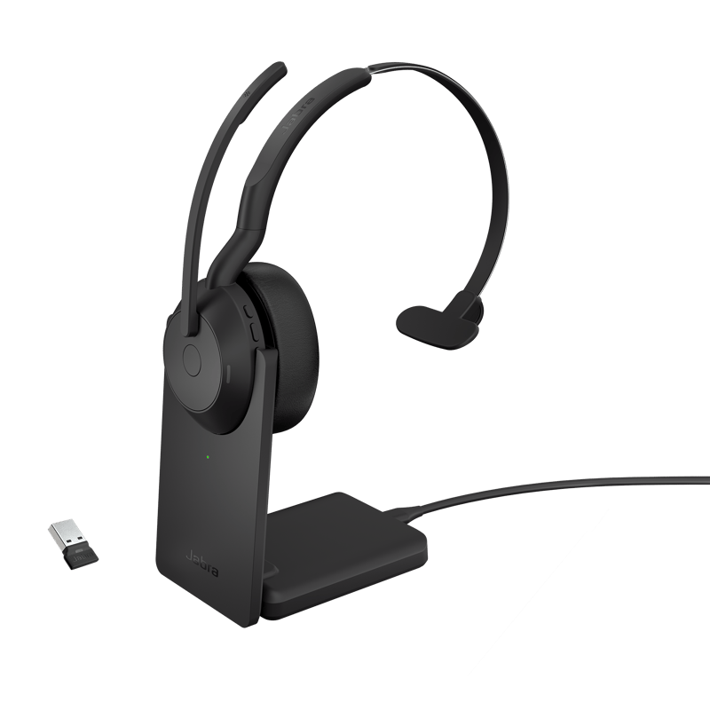 Jabra Evolve2 55 Mono USB-A UC Svart