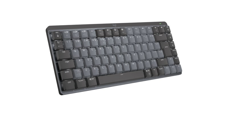 Logitech Master 920-010780 tangentbord Kontor Trådlös RF + Bluetooth QWERTY Amerikanskt internationellt grafit Trådlös Logitech Tactile Amerikanskt internationellt