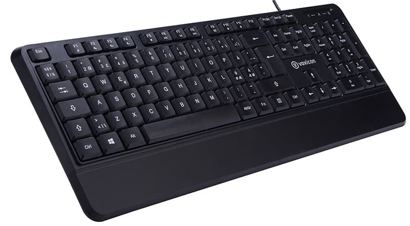 Voxicon Office 201W Tangentbord Kabel Nordisk