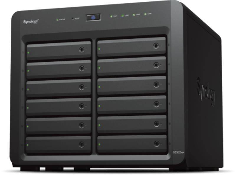 Synology DiskStation DS3622xs+ NAS Tower Nätverksansluten (Ethernet) Svart D-1531