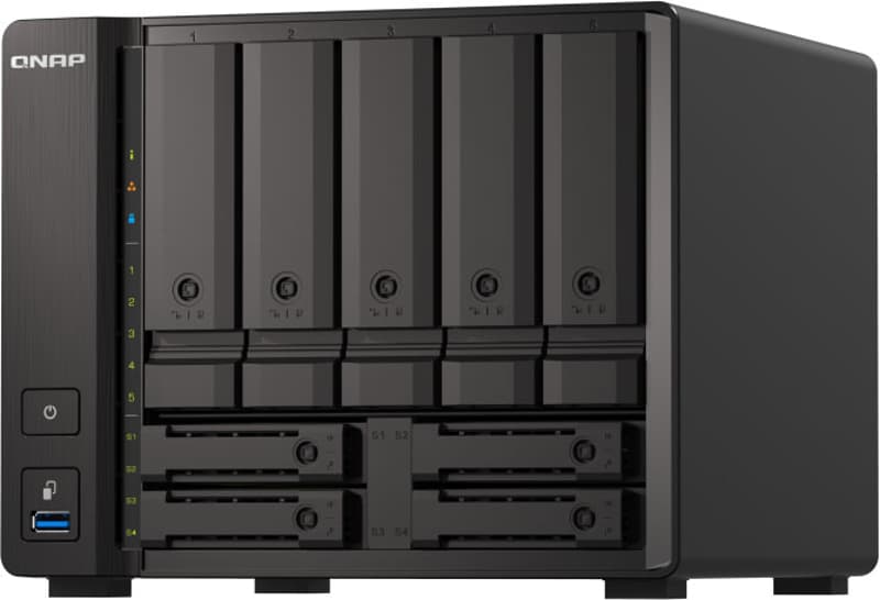 QNAP TS-H973AX-8G 9-Bay 0TB NAS-Server