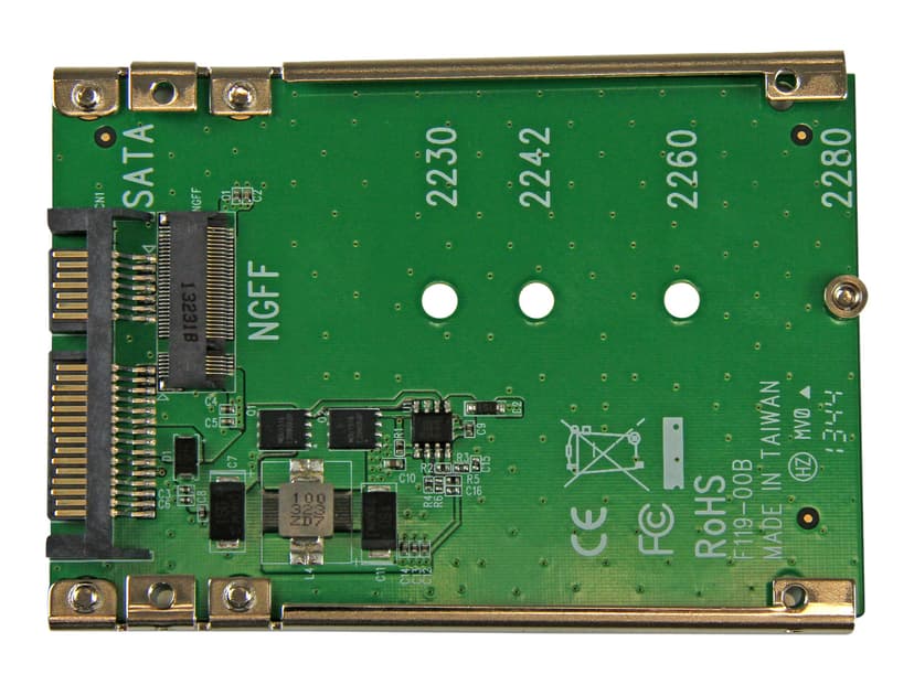 Startech M.2 SATA SSD till 2.5" SATA-adapter