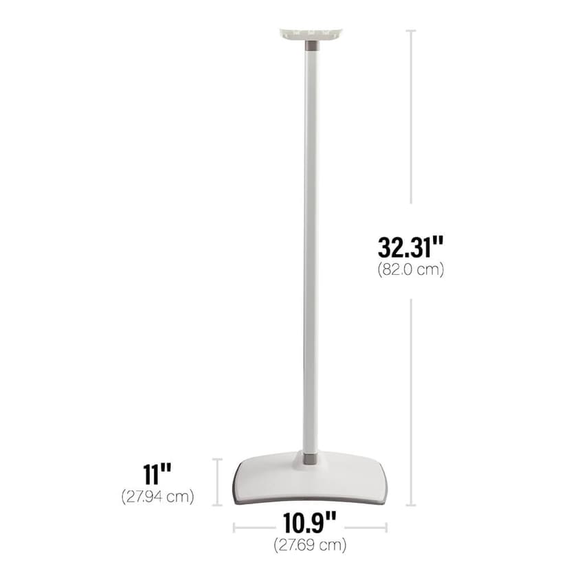 Sanus Floor Stand For Sonos Era300 Single White