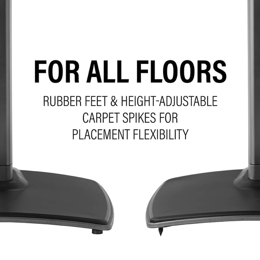 Sanus Floor Stand For Sonos Era300 Single Black