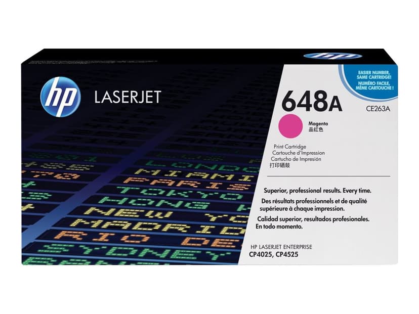 HP Toner Magenta 648A 11K - CE263A