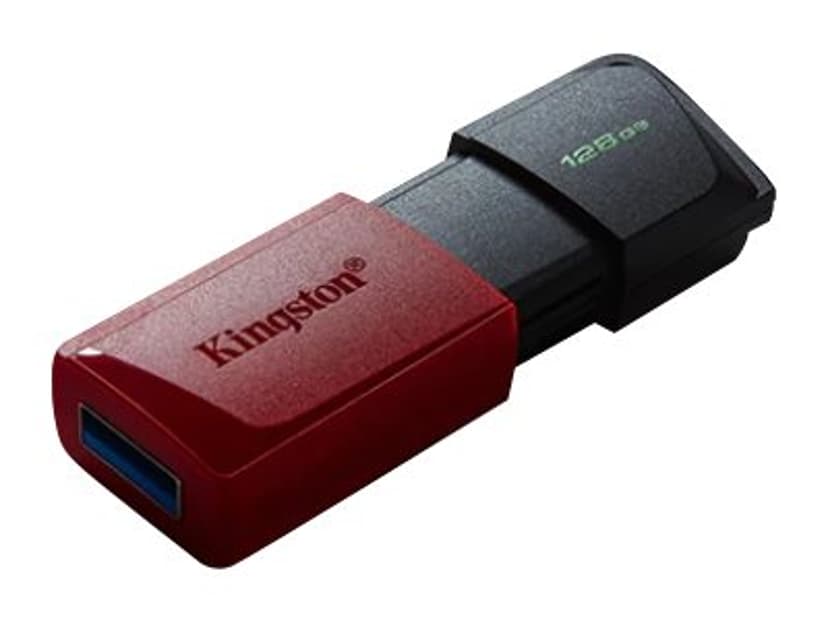 Kingston DataTraveler Exodia M 128GB USB Type-A Sort, Rød