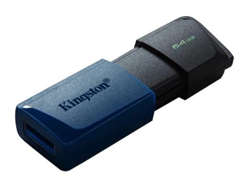 Kingston DataTraveler Exodia M 64GB USB A-tyyppi Musta, Sininen