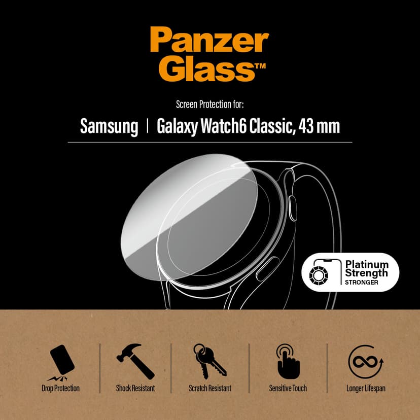 Panzerglass Screen Protector Galaxy Watch 6 Classic 43mm
