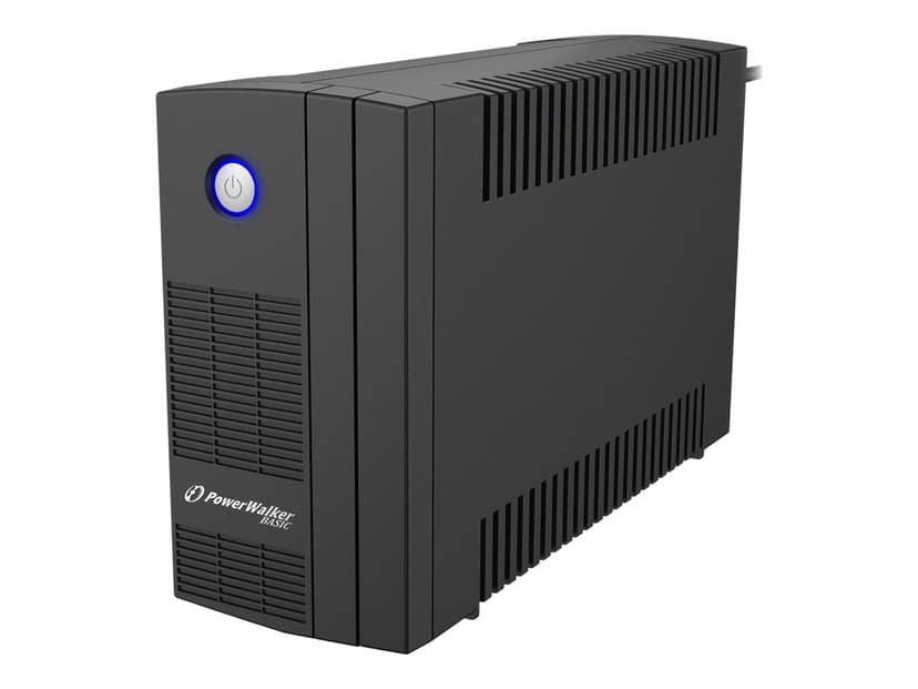Powerwalker Basic VI 650 SB UPS-enhed Interaktivt indgangsstik 0,65 kVA 360 W 2 AC stikkontakt(er)