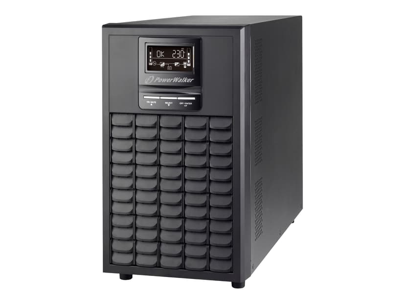 Powerwalker VFI 2000 CG PF1 strömskydd (UPS) Dubbelkonvertering (Online) 2 kVA 2000 W 8 AC-utgångar