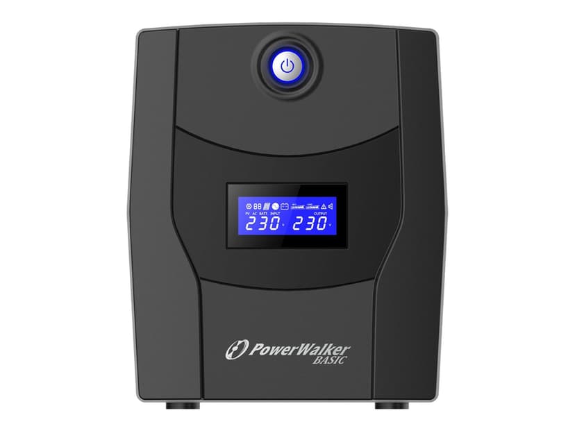 Powerwalker VI 1500 STL strömskydd (UPS) Linjeinteraktiv 1,5 kVA 900 W 4 AC-utgångar
