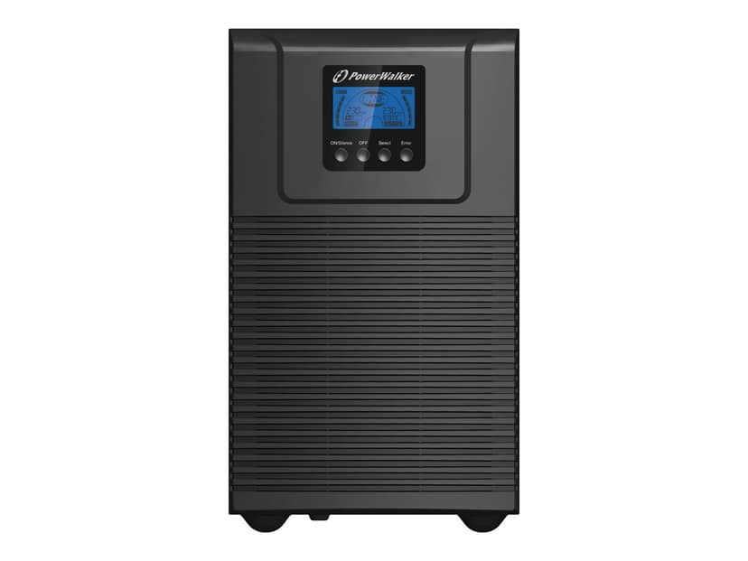 Powerwalker VFI 2000 TGB uforstyrrbar strømforsyning (UPS) Dobbeltkonvertering (Online) 2 kVA 1800 W 4 AC-utganger