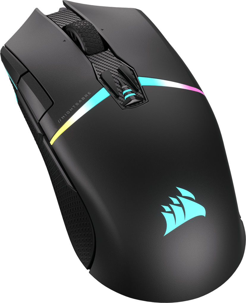 Corsair Nightsabre Wireless Rgb Gaming Mouse RF trådløs + Bluetooth