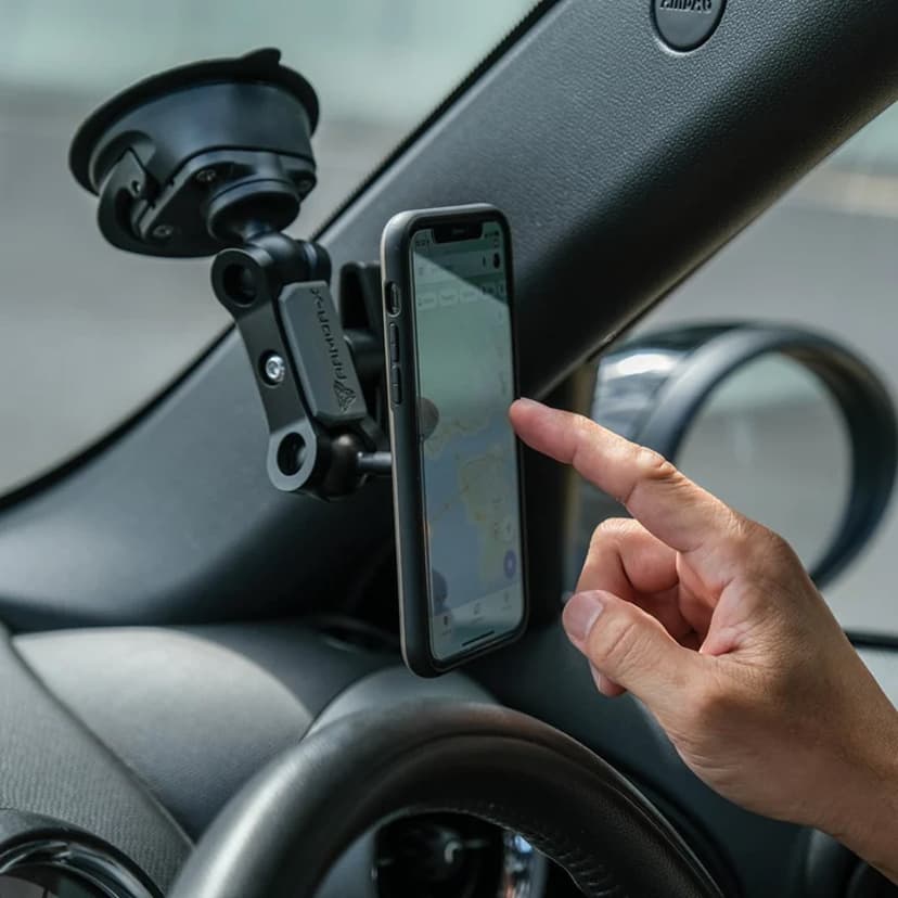 Armor-X Heavy-Duty Strong Suction Cup Mount ONE-LOCK for Phone