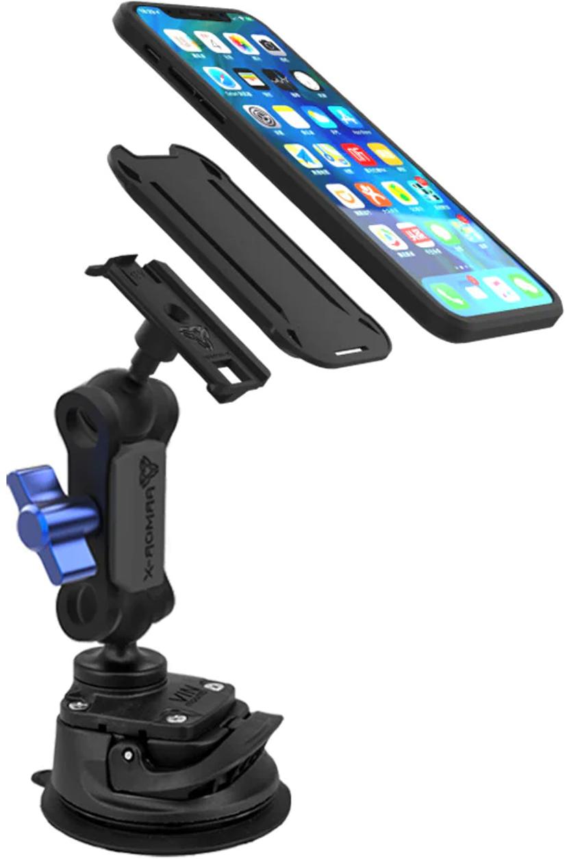 Armor-X Heavy-Duty Strong Suction Cup Mount ONE-LOCK for Phone