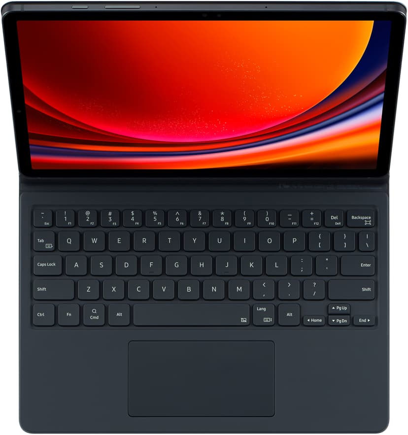 Samsung Book Cover Keyboard Pohjoismainen Musta
