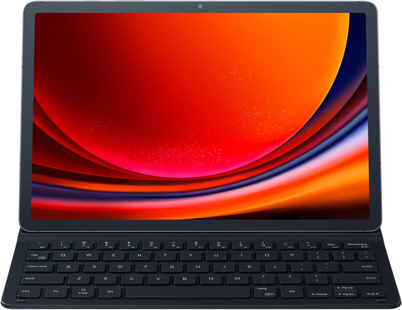 Samsung Book Cover Keyboard Slim Pohjoismainen Musta