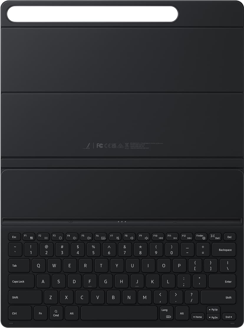 Samsung Book Cover Keyboard Slim Pohjoismainen Musta