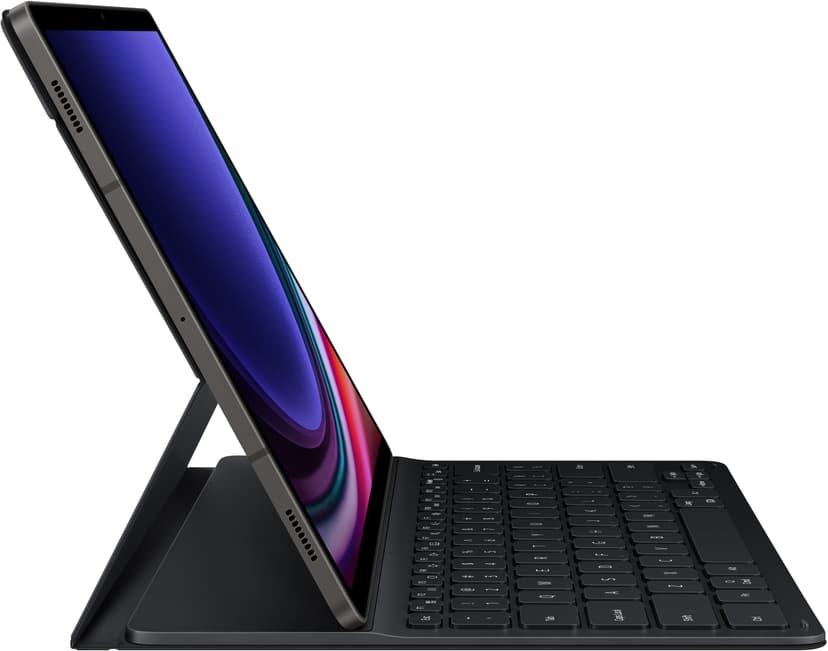 Samsung Book Cover Keyboard Slim Pohjoismainen Musta