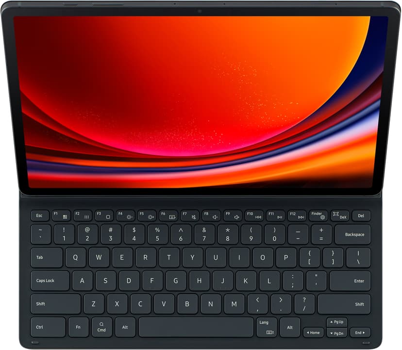 Samsung Book Cover Keyboard Slim Pohjoismainen Musta