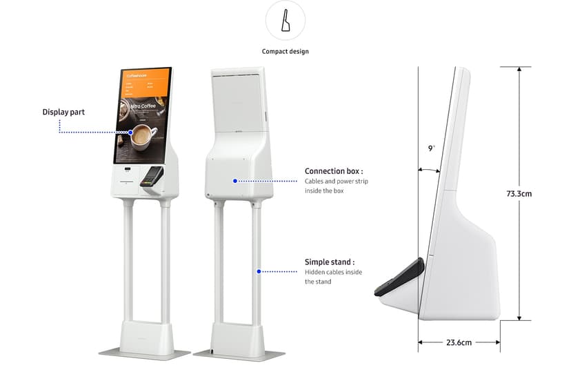 Samsung KM24C-W 24" Kiosk Self Ordering Display (Intel i3)