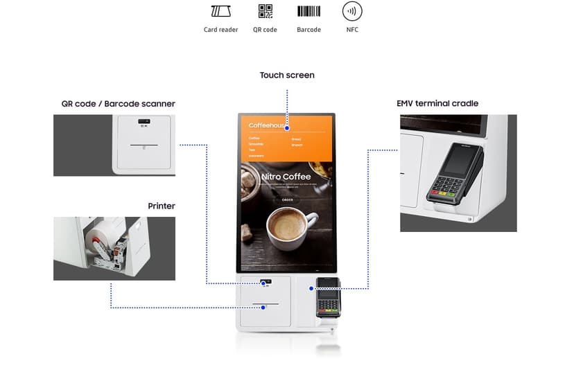 Samsung KM24C-C 24" Kiosk Self Ordering Display (Celeron)