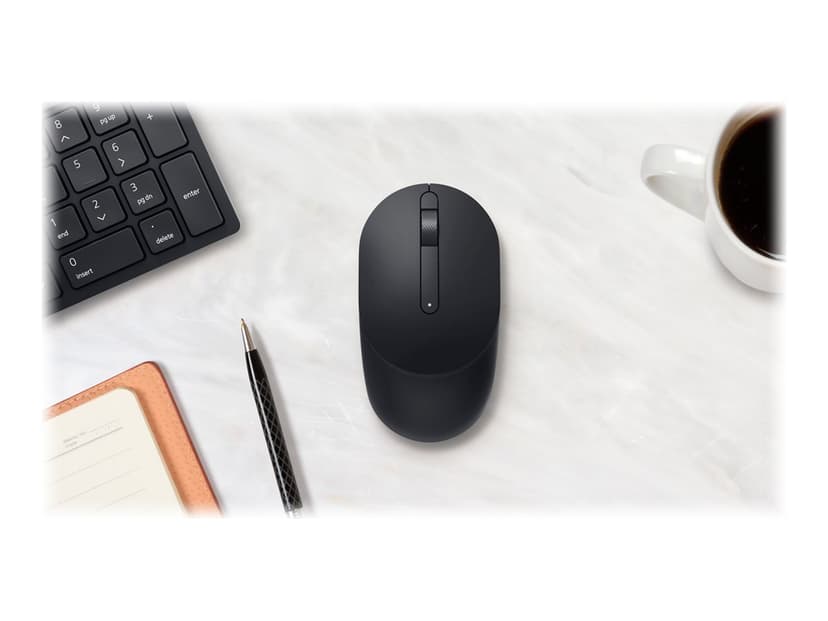 Dell MS300 hiiri Office Molempikätinen Langaton RF Optinen 4000 DPI Langaton RF Hiiri