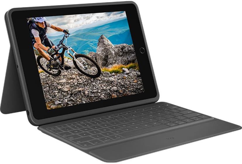 Logitech Rugged Folio iPad 10.2" 7th gen, iPad 10.2" 8th gen, iPad 10.2" 9th gen Dansk, Norsk, Svensk, Finsk Grafitt