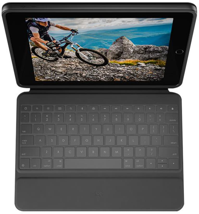 Logitech Rugged Folio iPad 10.2" 7th gen, iPad 10.2" 8th gen, iPad 10.2" 9th gen Dansk, Norsk, Svenska, Finska Grafit
