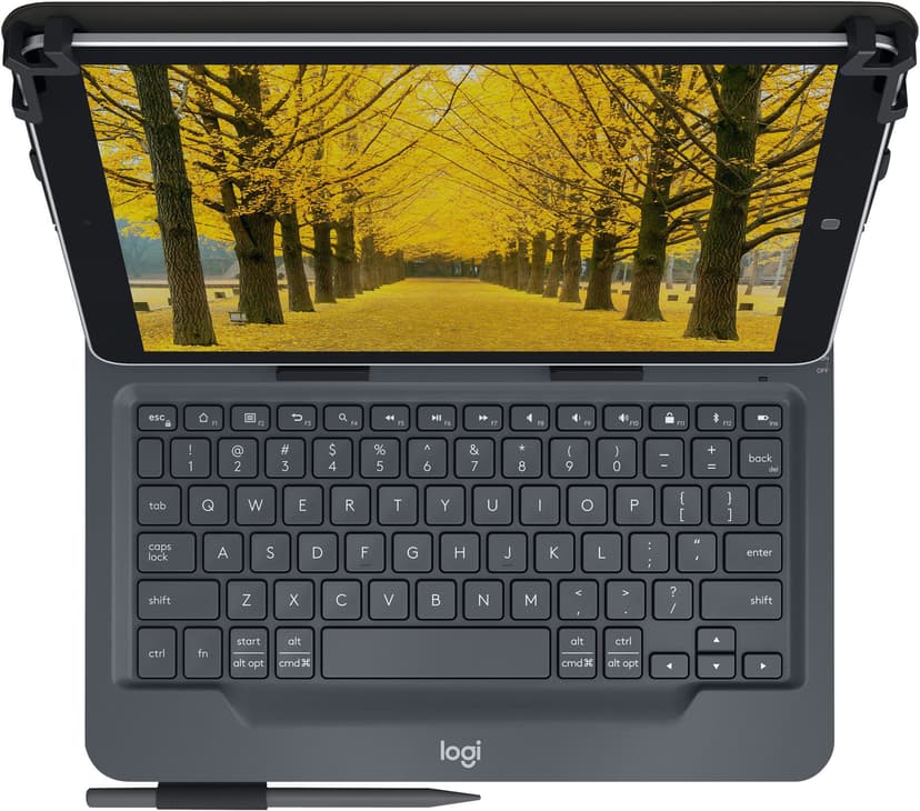 Logitech Universal Folio Pohjoismainen Musta