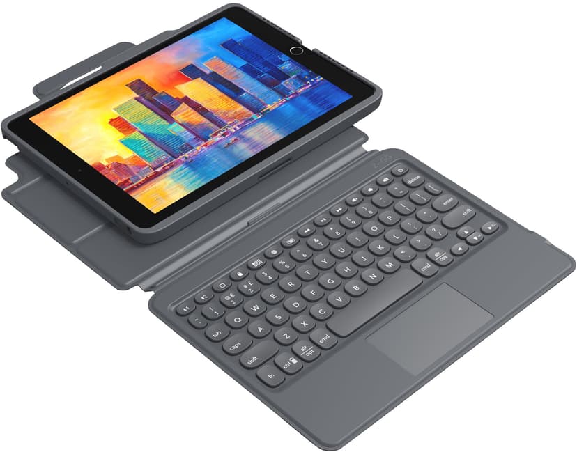 Zagg Keyboard Pro Keys With TrackPad iPad 10.2" 7th gen, iPad 10.2" 8th gen, iPad 10.2" 9th gen Nordic Svart