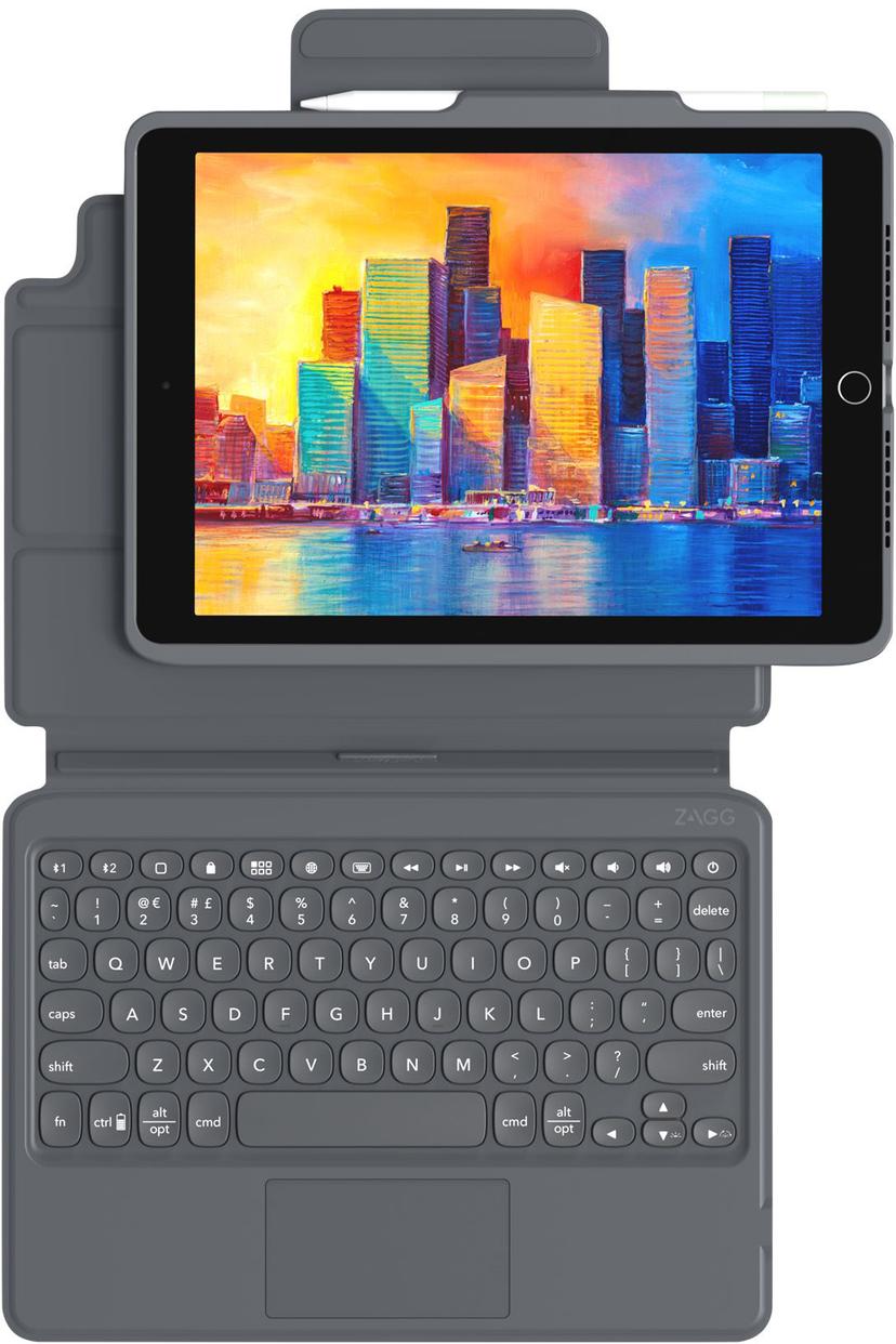 Zagg Keyboard Pro Keys With TrackPad iPad 10.2" 7th gen, iPad 10.2" 8th gen, iPad 10.2" 9th gen Nordic Svart