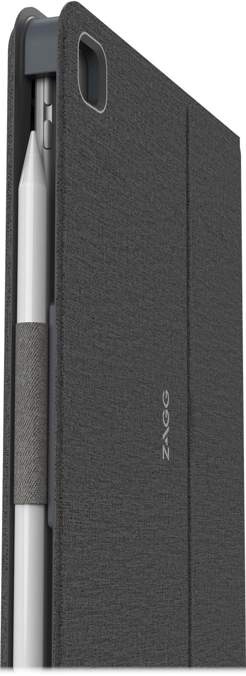 Zagg Messenger Folio 2 iPad 10.2" 7th gen, iPad 10.2" 8th gen, iPad 10.2" 9th gen Nordisk Charcoal