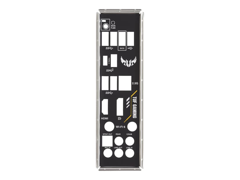 ASUS TUF GAMING B550-PLUS WIFI II AMD B550 Uttag AM4 ATX Socket AM4 ATX Moderkort