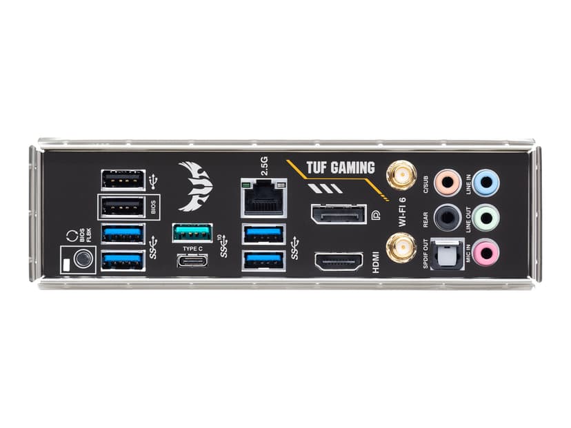 ASUS TUF GAMING B550-PLUS WIFI II AMD B550 Uttag AM4 ATX Socket AM4 ATX Moderkort