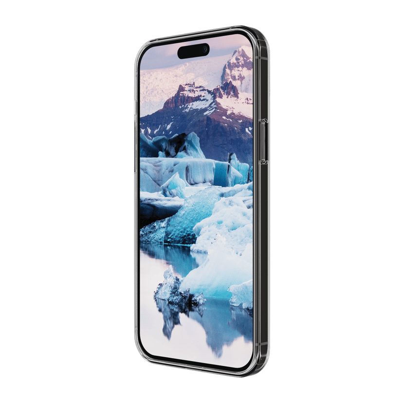 dbramante1928 Greenland 100 % genanvendt plast iPhone 13, iPhone 14, iPhone 15, iPhone 16e, iPhone 17e Transparent
