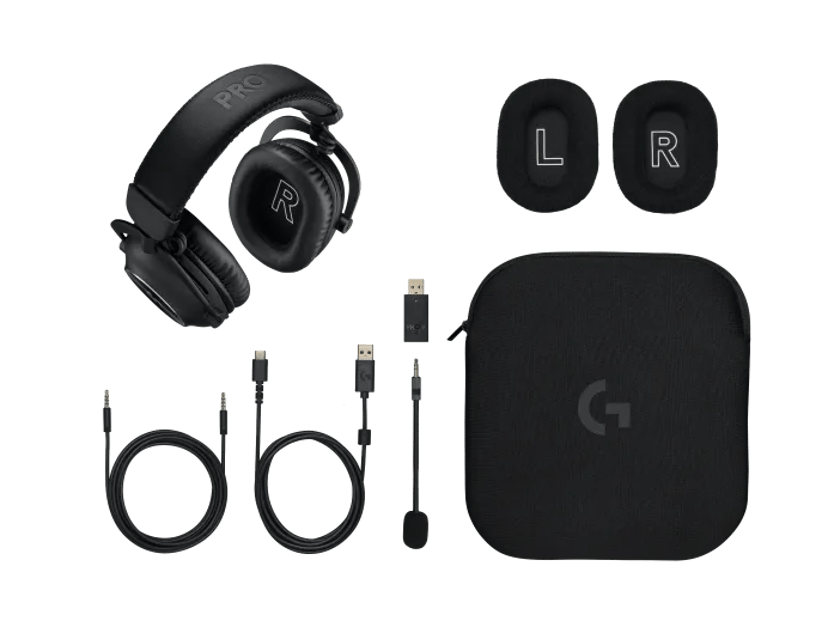 Logitech Pro X2 Lighspeed Trådlöst Gaming Headset Svart