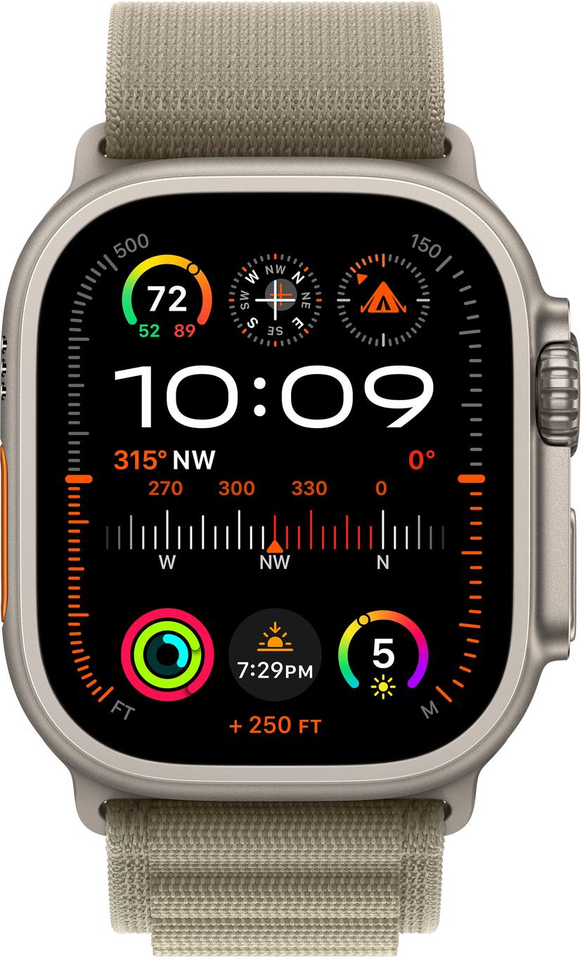 Apple Watch Ultra 2 GPS + Cellular, 49mm Titanium Case with