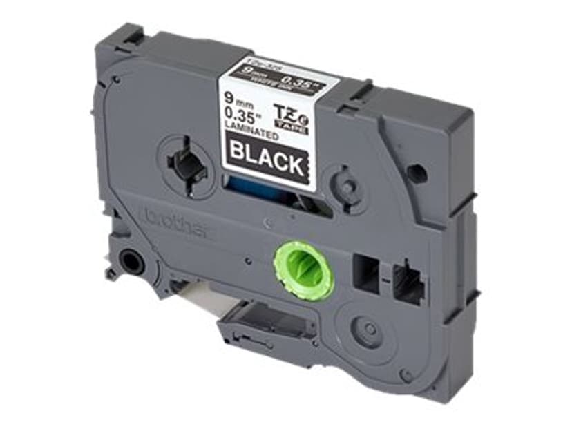 Brother Tape 9mm TZe-325 Vit/Svart