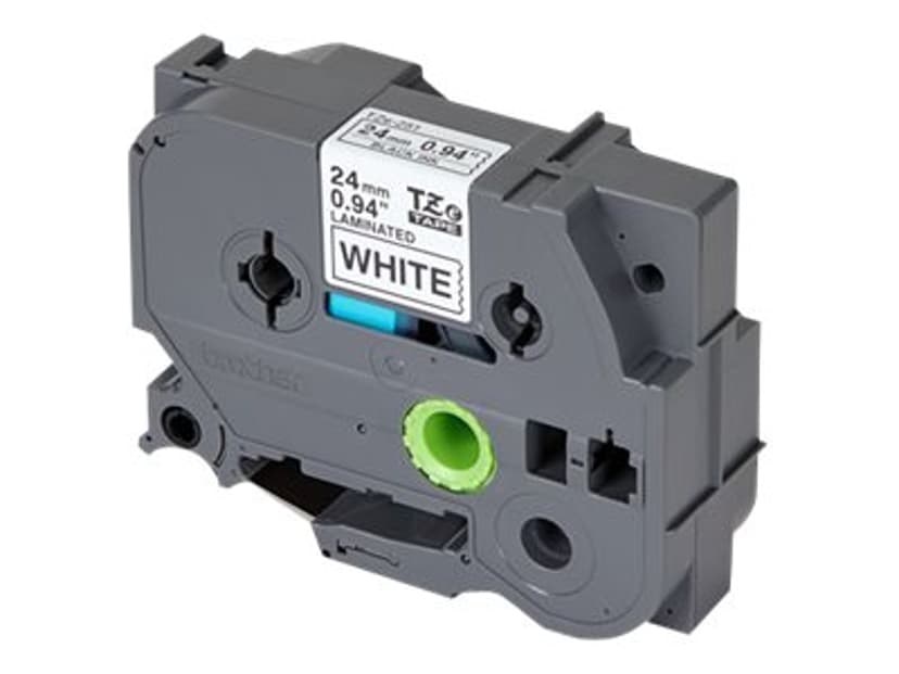 Brother Tape 24mm TZe-251 Zwart/Wit