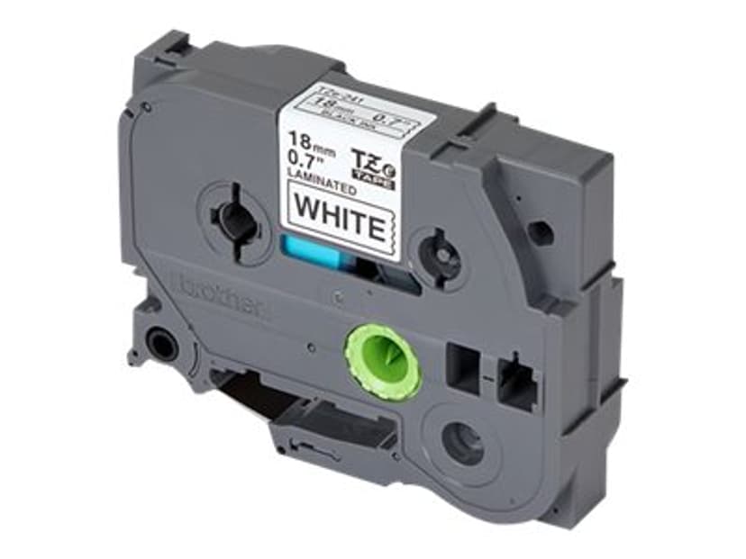 Brother Tape 18mm TZe-241 Zwart/Wit