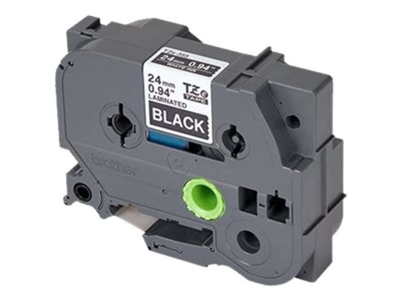 Brother Tape 24mm TZe-355 Hvit/Svart
